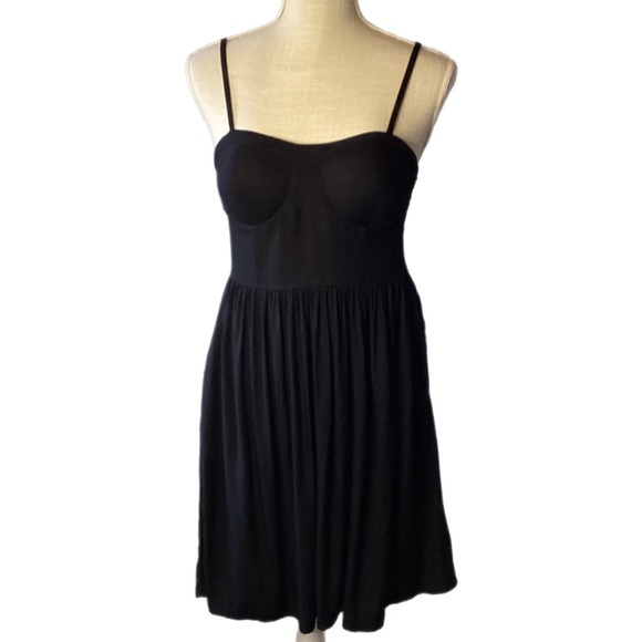 Rewash Brand Womens S Dress Black Ruched Back Mounded Cup Pleat… - Picture 14 of 15